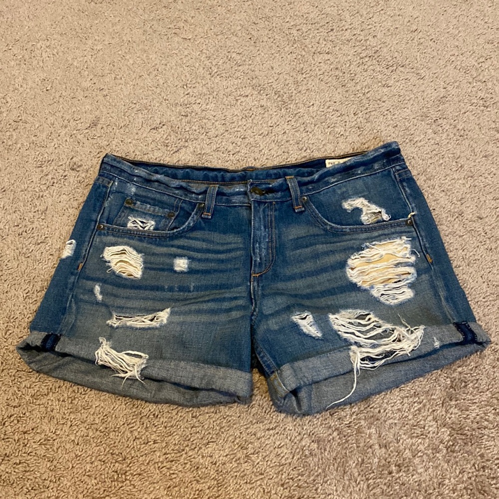 Rag & bone distressed denim short